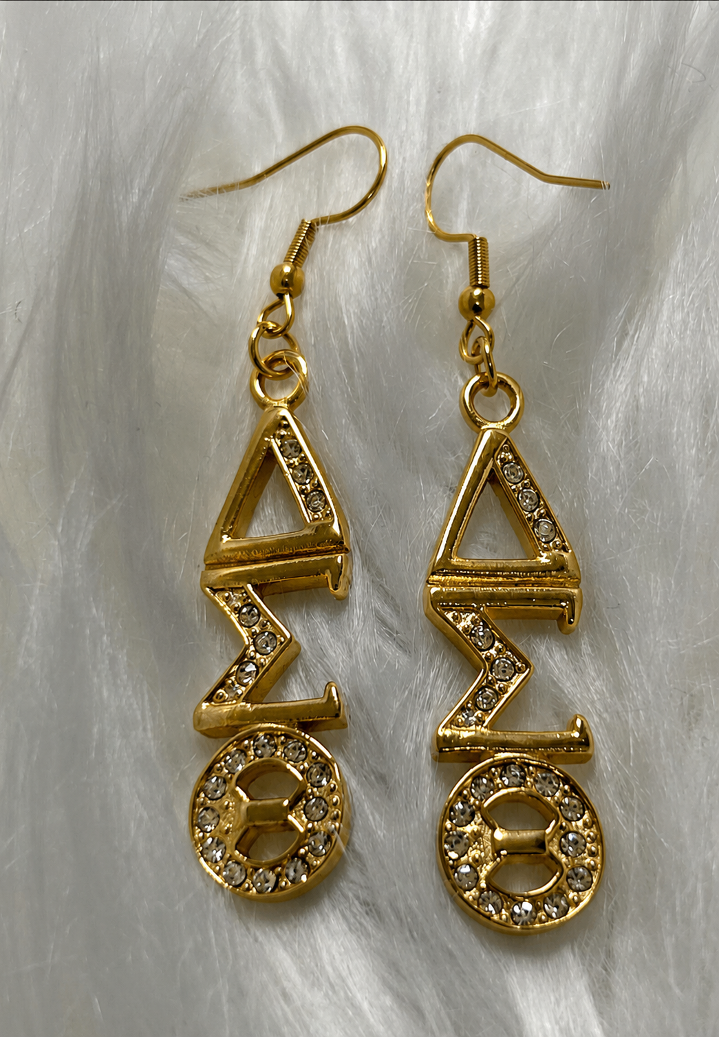 Delta Bling Earrings GOLD