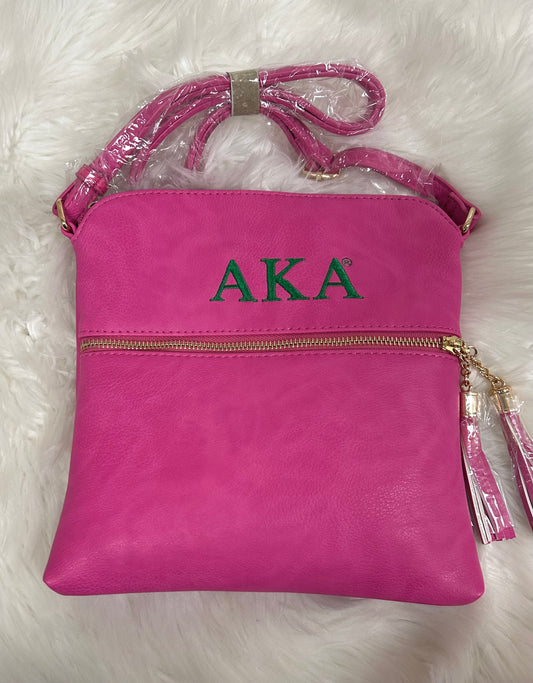 NEW AKA- Greek Letter Crossbody