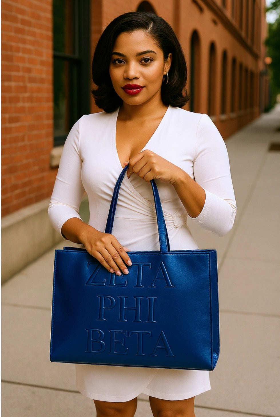 Deluxe Metallic Embossed Tote bag
