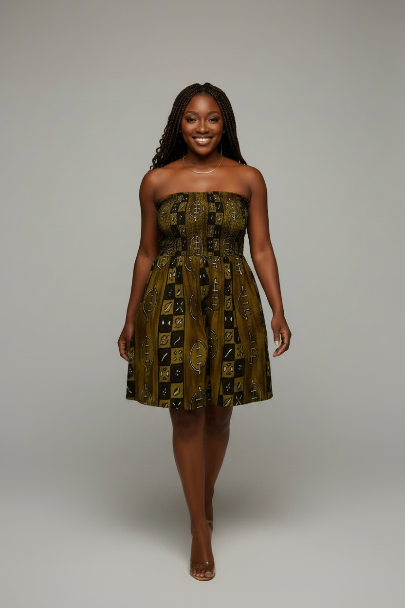 Elastic Maxi dress