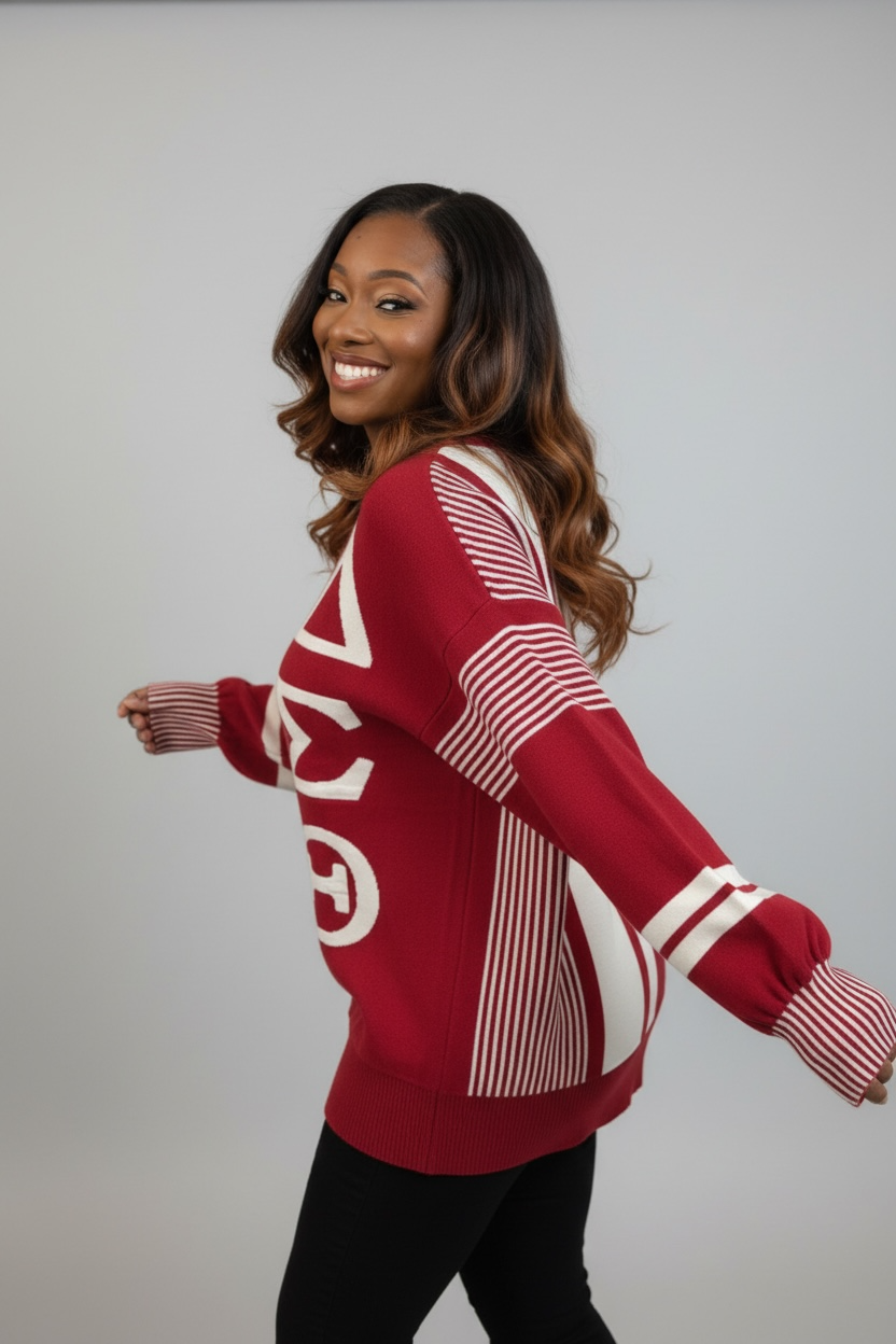 Delta Sigma Theta Knit sweater