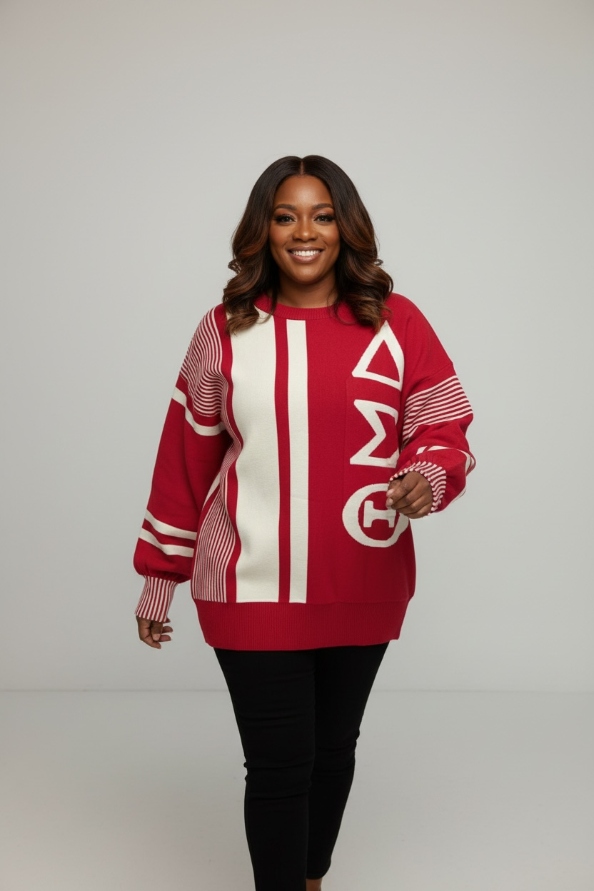 Delta Sigma Theta Knit sweater