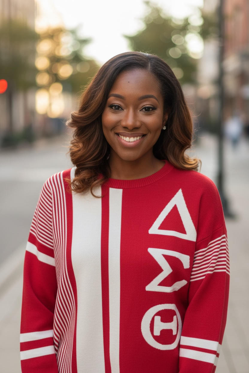 Delta Sigma Theta Knit sweater