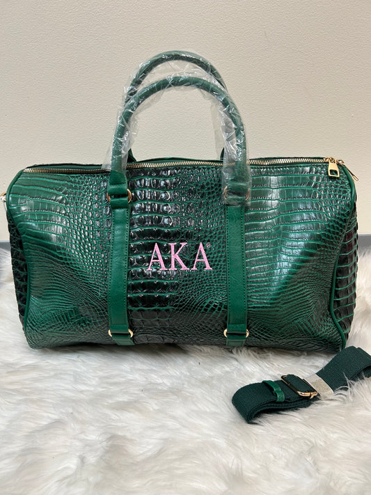 Snake skin Travel Duffle
