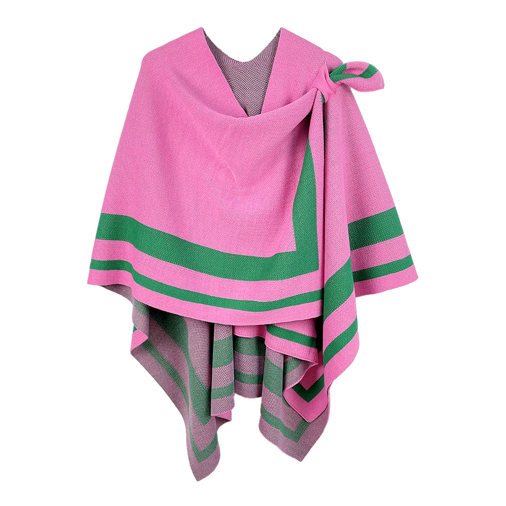 Pink and Green -Pretty Shawl