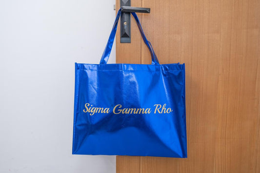 Sigma Gamma Rho-shining tote