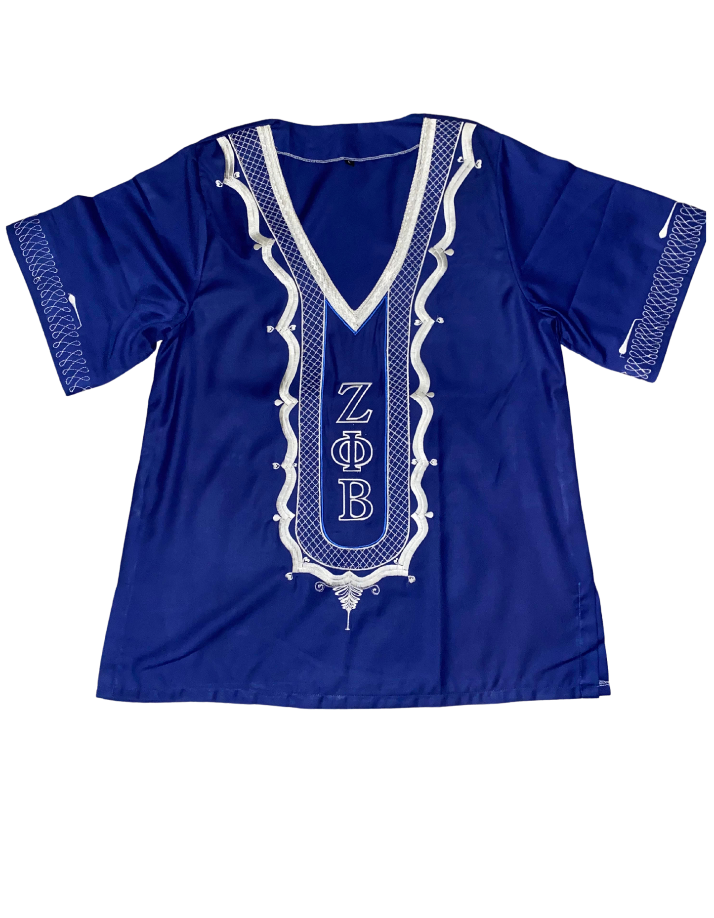Zeta Phi Beta Embroidered Finer Womanhood Blouse- ships in 3-4 weeks