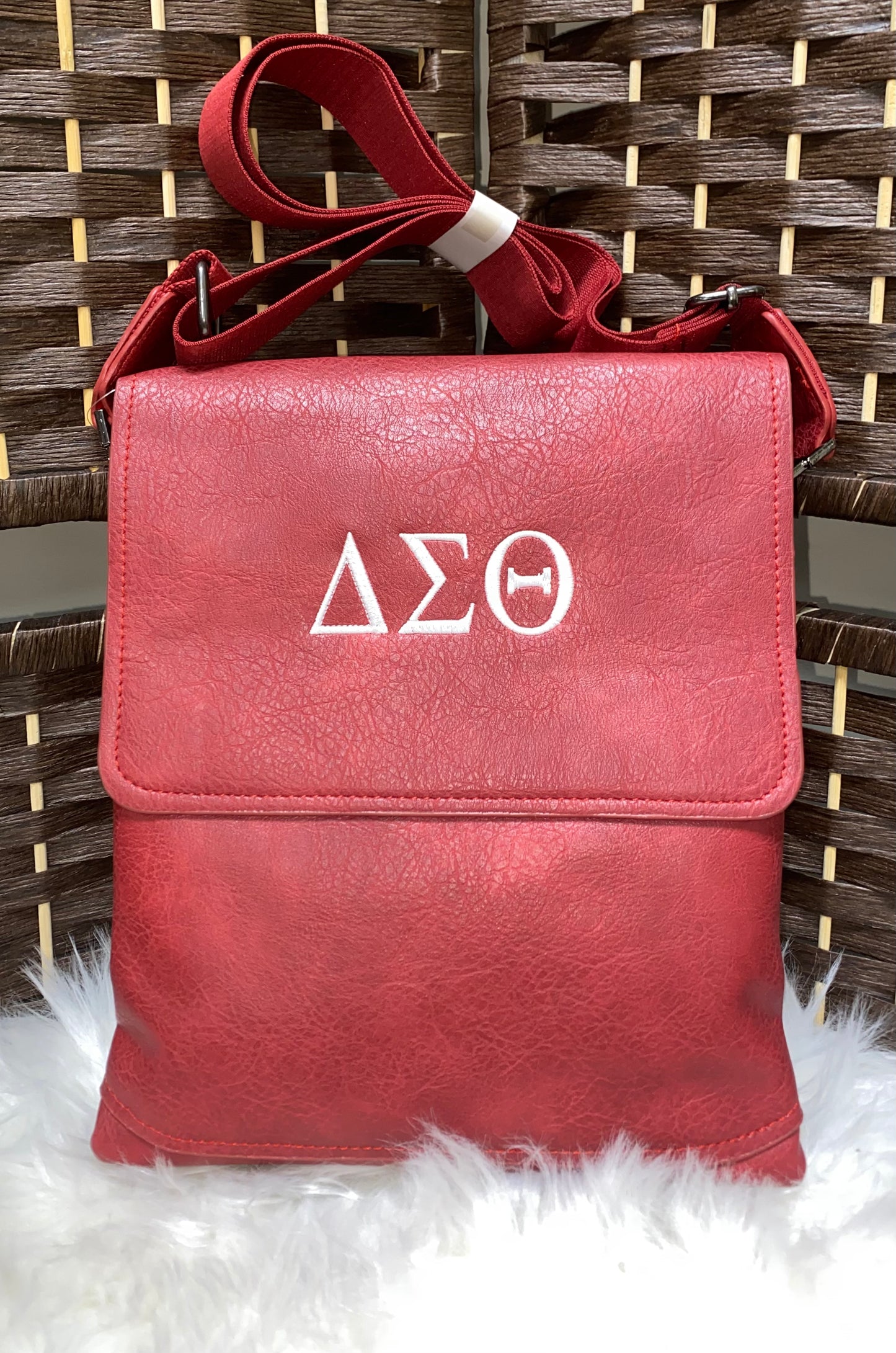 Delta Sigma Theta- Greek Letter Crossbody