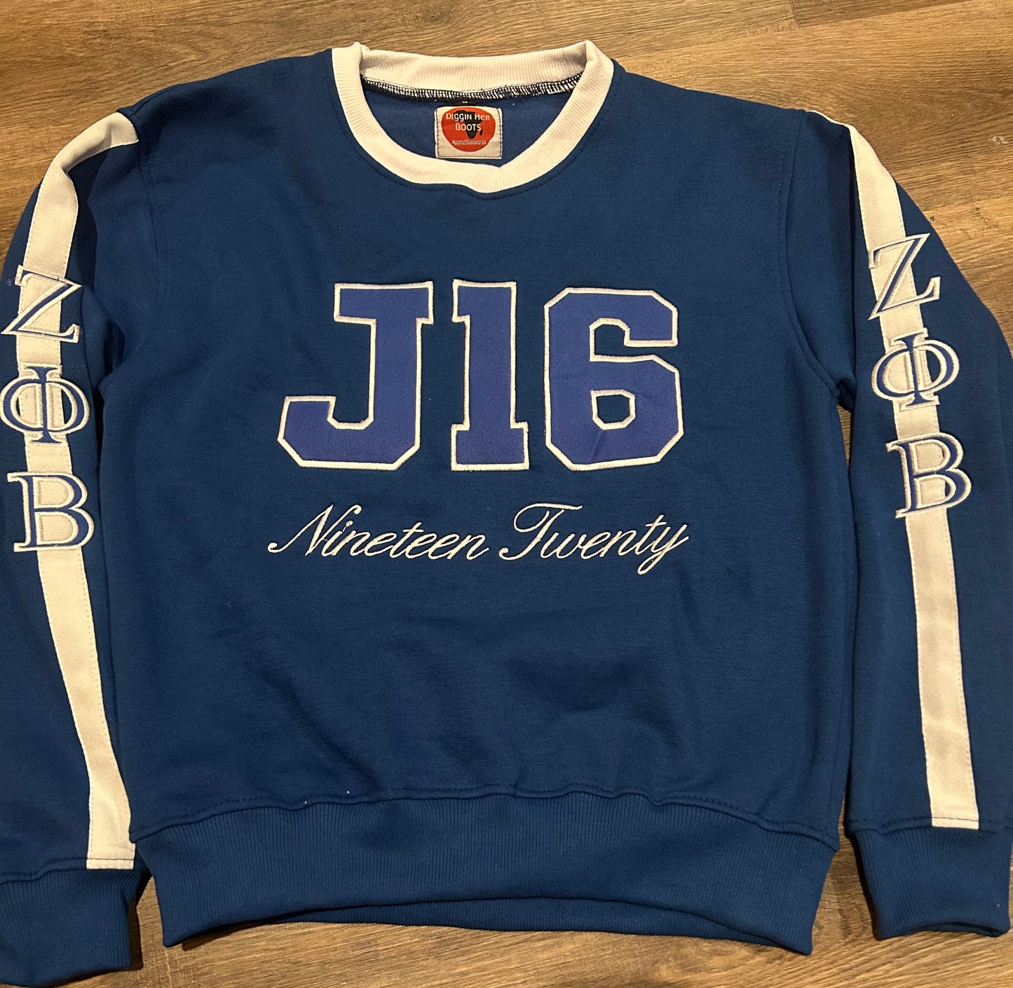 J16 celebration sweatshirt