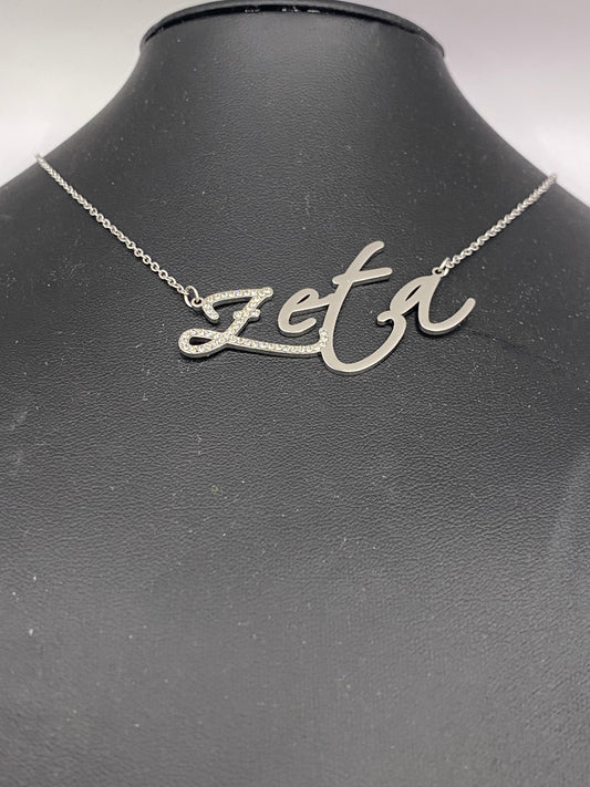 Zeta Phi Beta- Necklace