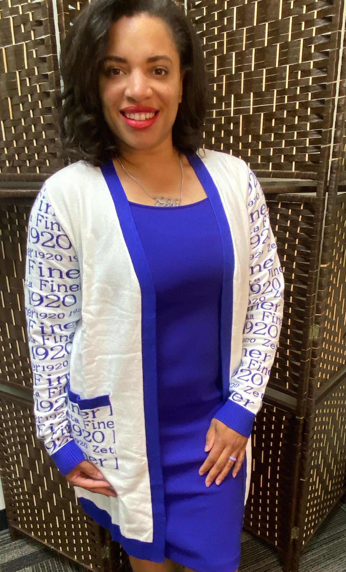 Zeta Phi Beta Cardigan- it’s all the in the sleeves