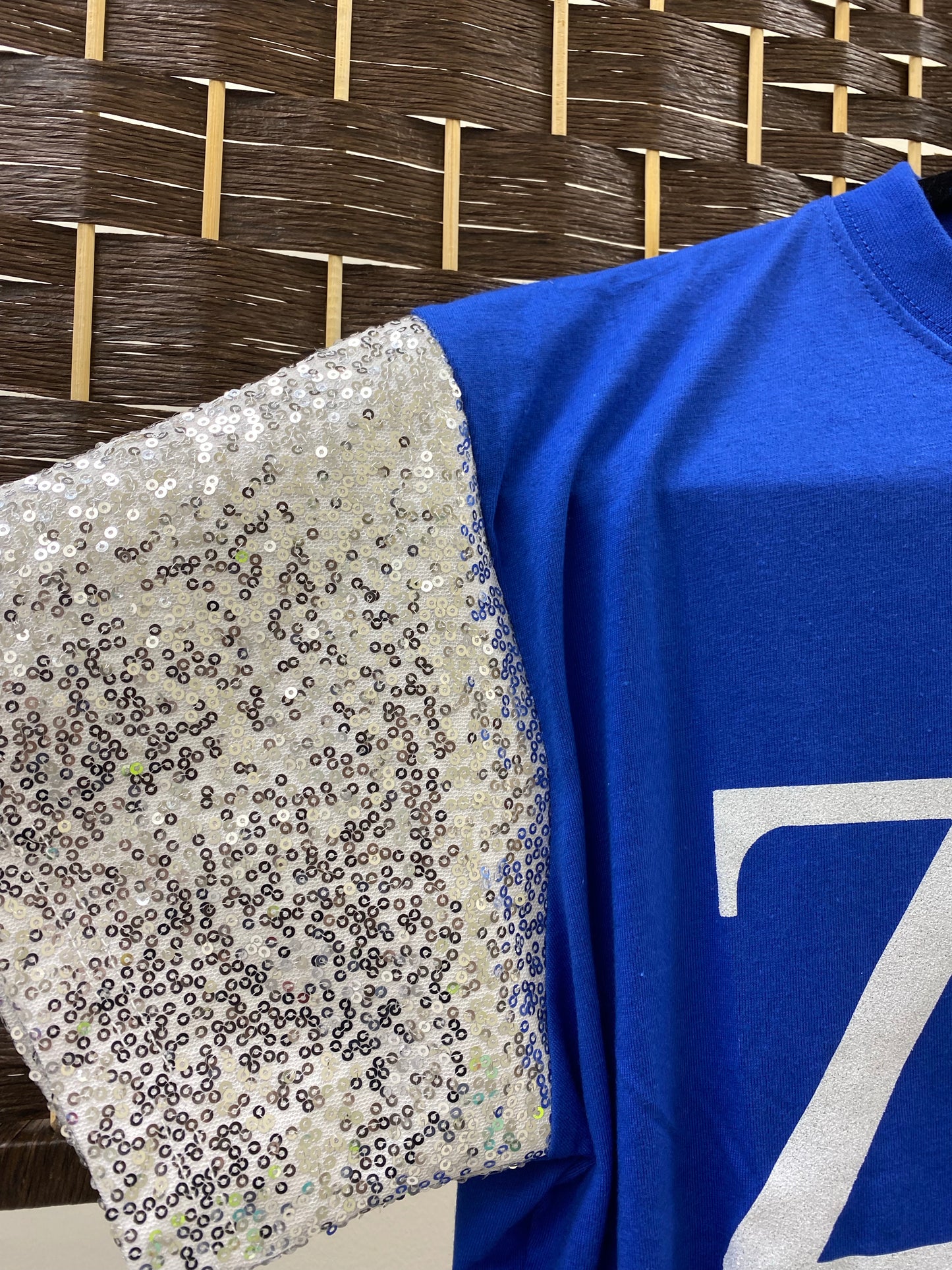 Zeta Phi Beta- Glitter Sleeve Shirt