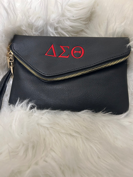 Delta Sigma Theta  Foldover Clutch