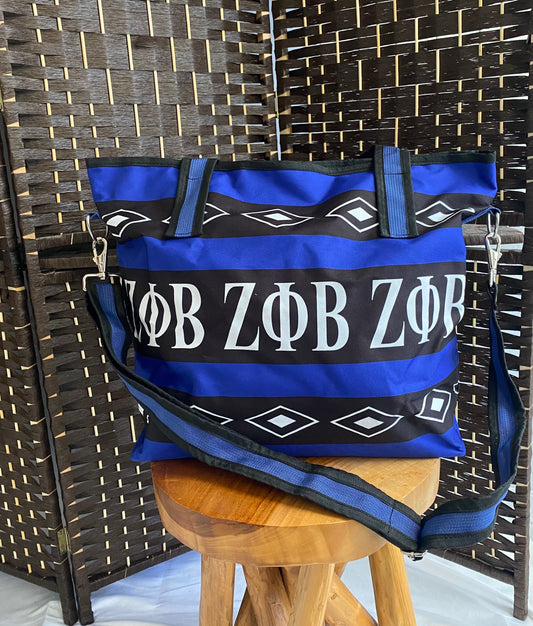 Zeta Phi Beta Greek Letter Tote