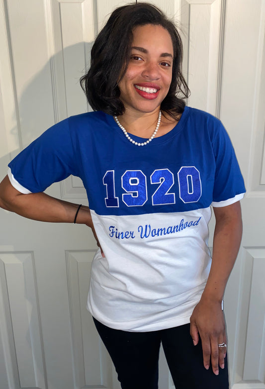 Zeta Phi Beta Embroidered T- Shirt