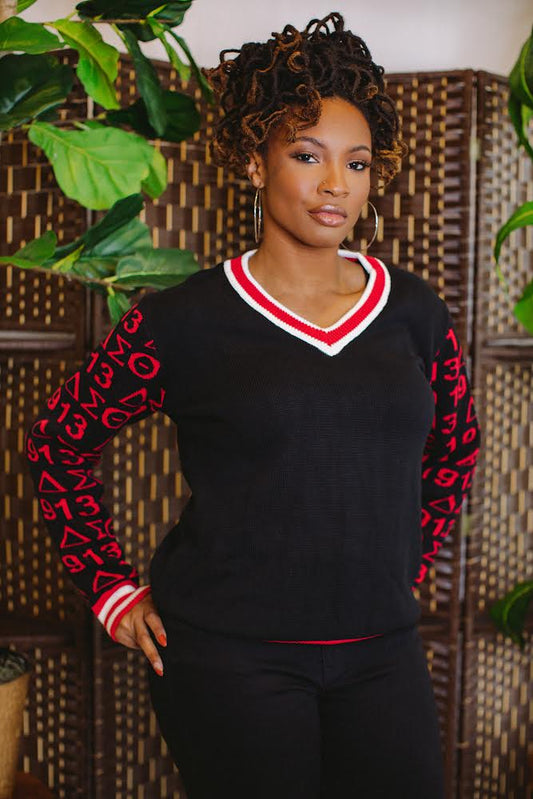 DST-It’s “ALL in SLEEVES” sweater
